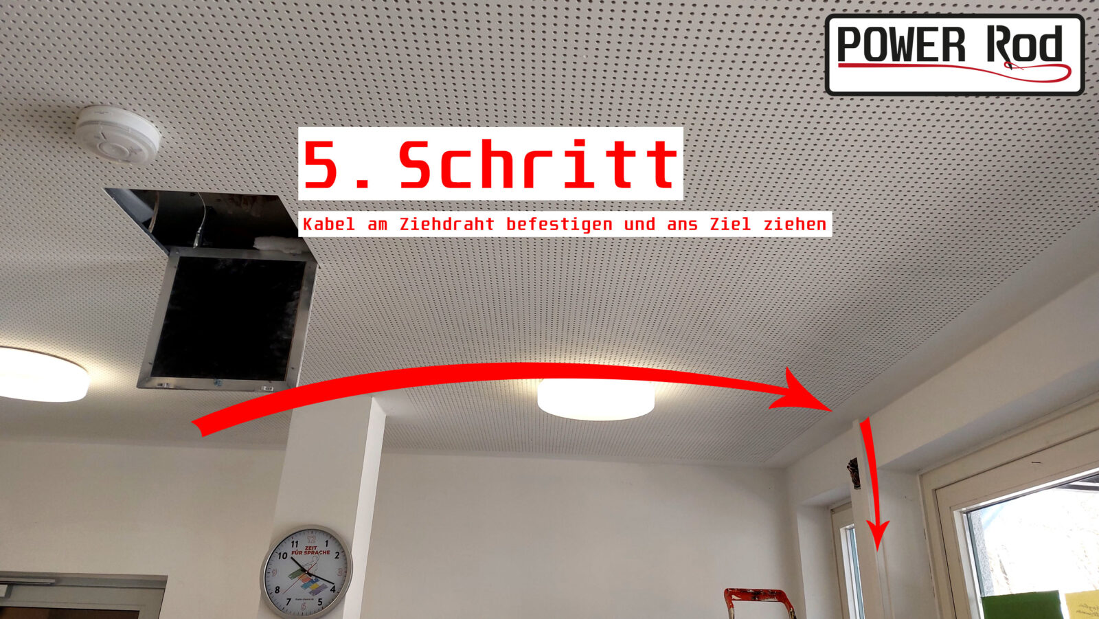POWER Rod Anwendungsbeispiel Decke Schritt 5