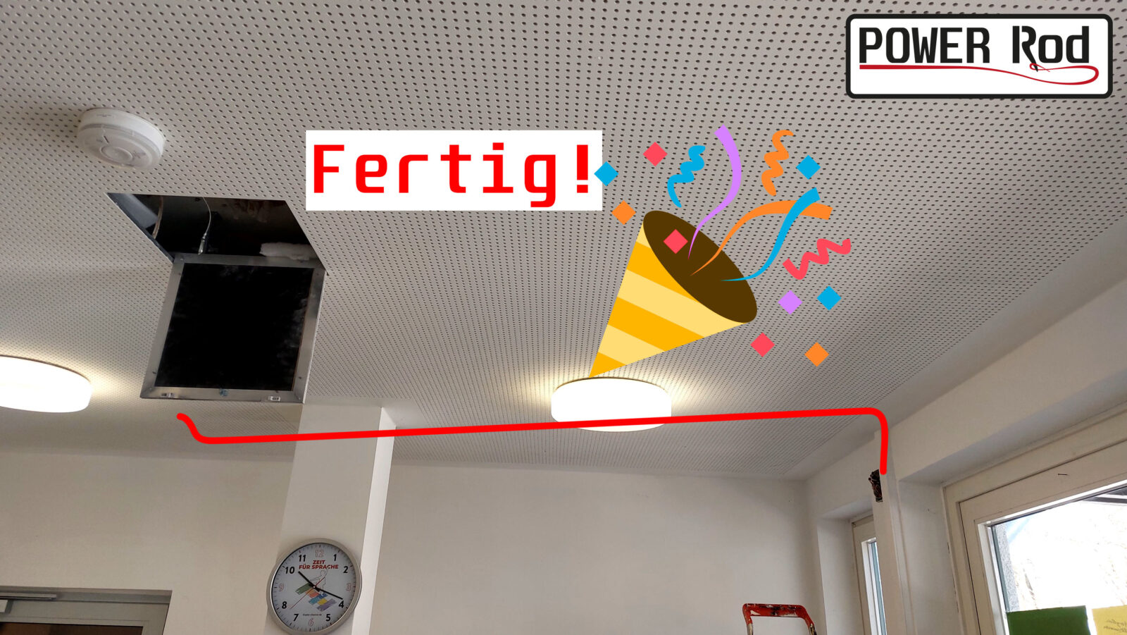 POWER Rod Anwendungsbeispiel Decke Schritt 6