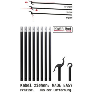 POWER Rod Werbebild mit Logo und Beschreibung